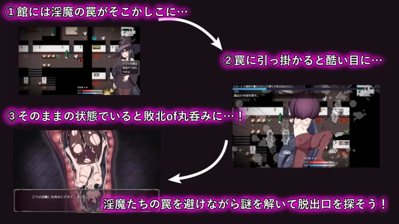 【pc+安卓】淫魔与生吞的洋馆 淫魔と丸呑みの洋館 AI汉化版 [1+2.5g][百度盘]