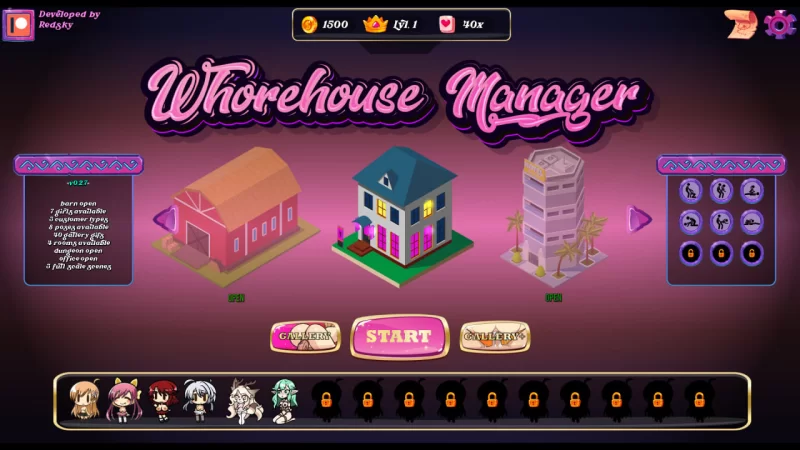 [SLG汉化PC]妓院经理 Whorehouse Manager [1+200M][百度盘]