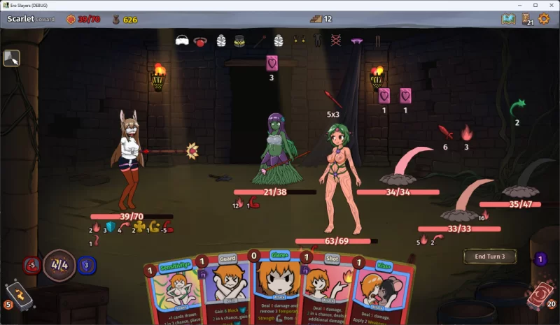 [SLG英文PC MAC步兵]性戮尖塔 Ero Slayers  v0.3 [1+500M][百度盘]