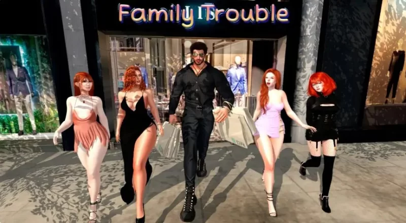 【PC/安卓/AI汉化】家庭烦恼 （Family Trouble） Ver0.9.86 AI汉化 [1P+5.92G][百度盘]