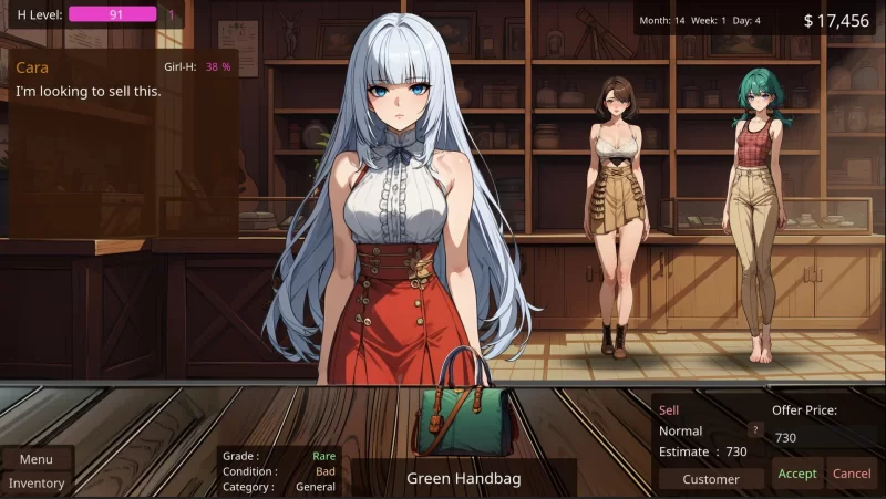 【SLG/官中/双端/无码/奇幻/怀孕/AI】当铺艳遇v0.5.24 [2+600m][百度盘]