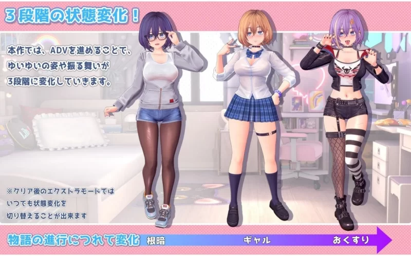 [更新PC3D动态去码补丁] 唯唯的心跳不已 自慰直播日记 ゆいゆいのドキドキv1.1.2 [2G] [1+2G][百度盘]