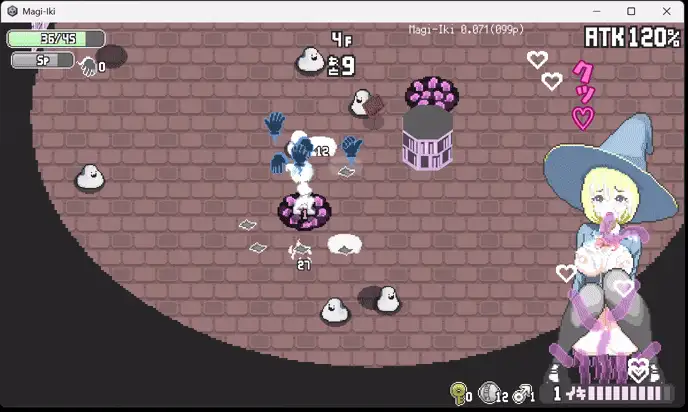 [PC/神作/像素/动态/官中]真意高潮～落榜魔女与H的魔手 v0.370 [1+571M][百度盘]
