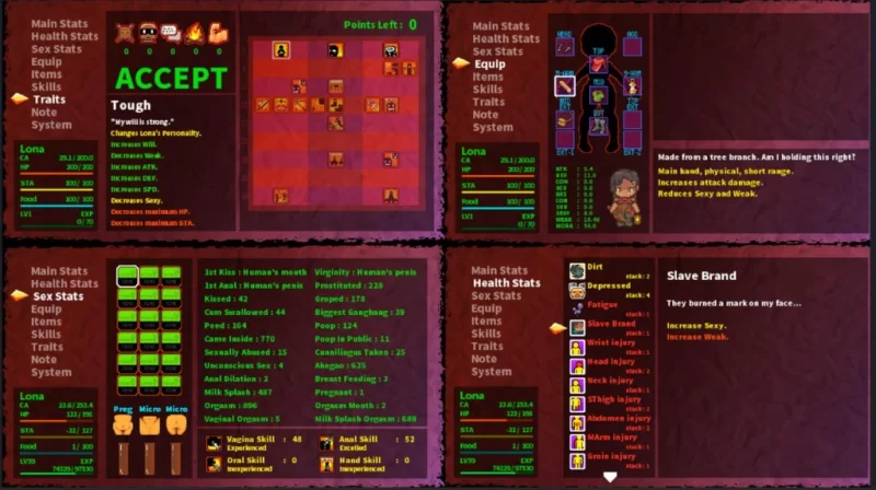 【PC】洛娜的世界RPG~LONARPG Ver B.0.10.8.05 +官中+无码 [1P+700M][百度盘]
