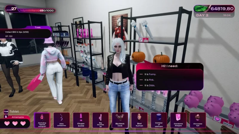 [SLG官中PC] 恋爱商店模拟器 LOVE SHOP Simulator [1+2.3G][百度盘]