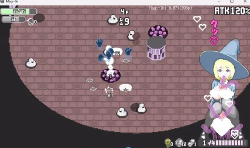 PC[肉鸽SLG]Magi-Iki～落第魔女与H的魔手～v0.350 支援 官中 [1+530m][百度盘]