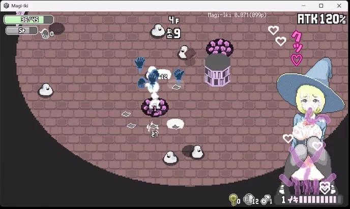 [PC/官中/像素/动态]真意高潮～落榜魔女与H的魔手～v0.370 [1+1.8G][百度盘]