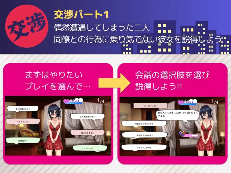 【SLG机翻PC全回想】叫了上门服务发现是同事 [1+305m][百度盘]