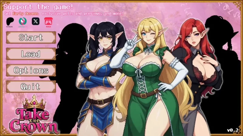 精灵少女夺冠 Take the Crown v0.2 AI汉化版【PC+安卓】 [1+2.21G][百度盘]