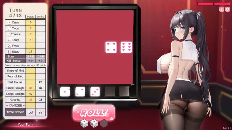 [PC/SLG/2D]掷骰子女孩  YahtzeeGirl  V1.2  官方  中文 步兵版 [1+4.6G][百度盘]