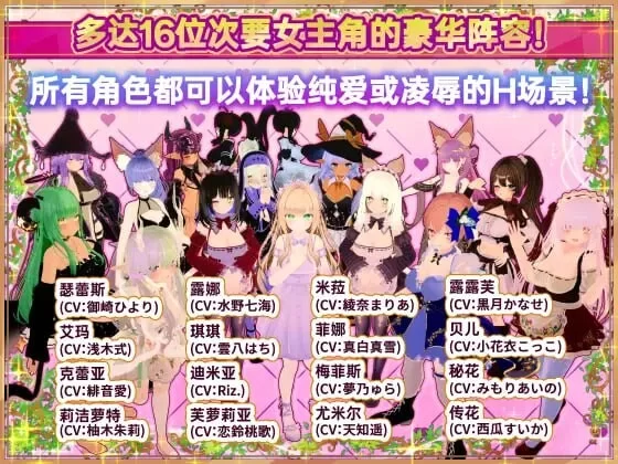[爆款3D互动/开放世界/幻想后宫/全动态] 异世界树的巫女S1…. [1+4.40G][百度盘]