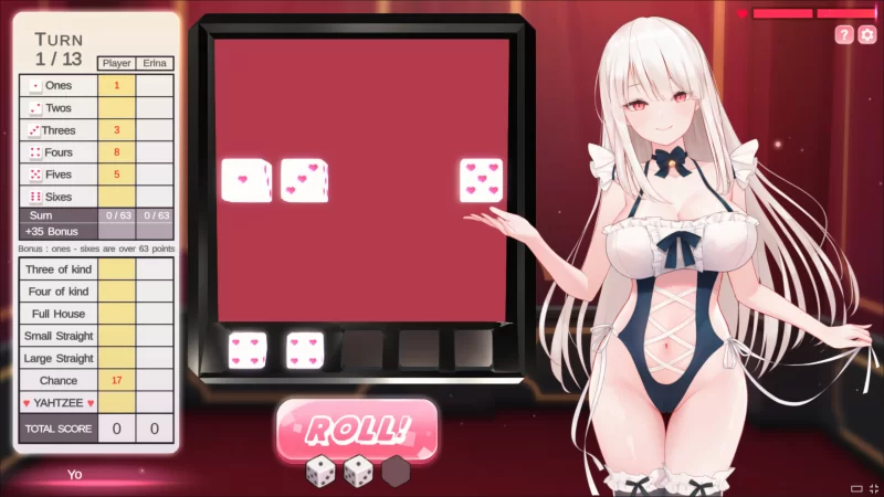 [PC/SLG/2D]掷骰子女孩  YahtzeeGirl  V1.2  官方  中文 步兵版 [1+4.6G][百度盘]