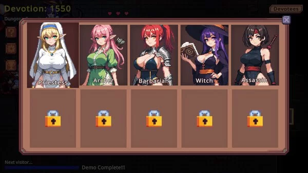 [PC/后宫/官中/步兵/像素] 地牢誓约 Dungeon Devotion v1.91 [2+320M][百度盘]