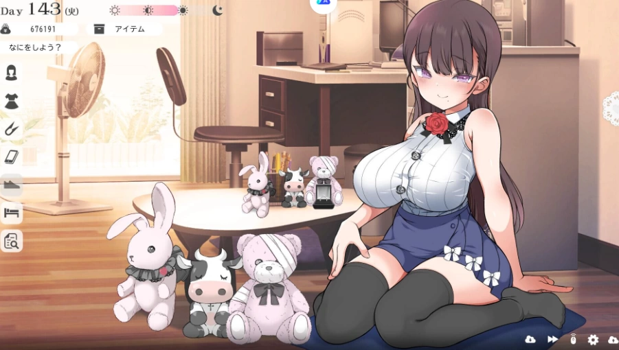 PC【触摸SLG同居养成CV】魔性的少女Ver1.07 官中动态步+存档 [1+10.8g][百度盘]