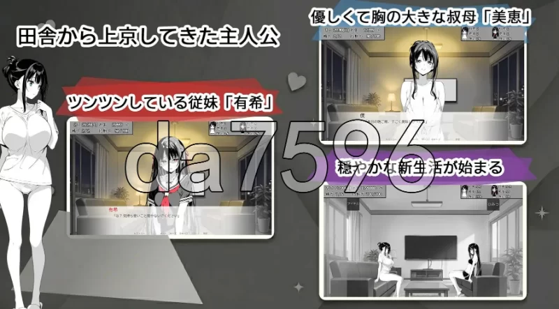 pc全是破绽！～与叔母和表妹的同居生活～ v1.62 AI汉化版 [1+2g][百度盘]