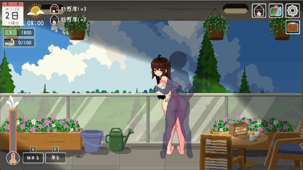 【PC】[SLG/像素/动态] 乐园日常 （楽園の日々）v1.0 AI汉化 [1+1.07M][百度盘]