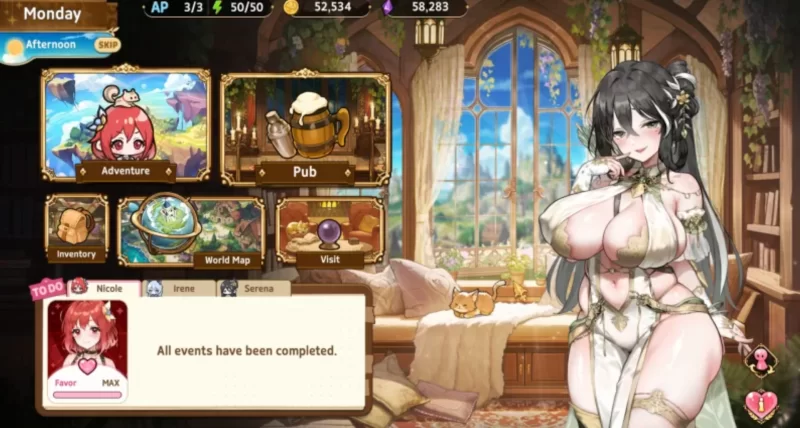 【SLG/官中/巨乳/兽耳娘】重生酒馆 Rebirth Pub v1.0.3 +存档 [4+10.6G][多种下载方式]