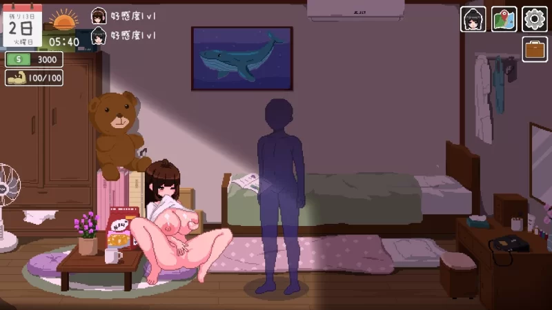 PC[SLG/像素动态]乐园日常 楽園の日々 v1.0 AI汉化 [1+100m][百度盘]