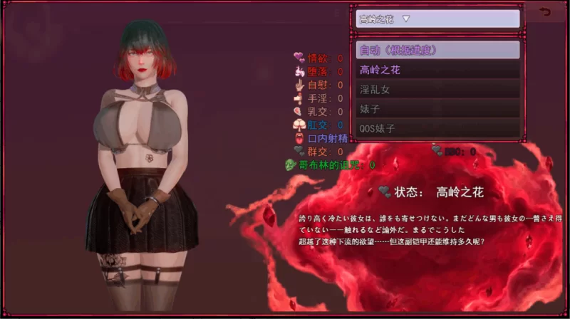 PC/汉化/RPG推荐【女主恶堕】绯红锁链：堕落的雅典娜Ver0.1.5 [1+解压前8862MB][百度盘]
