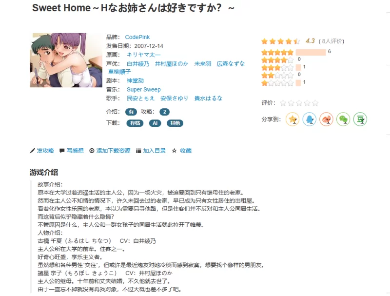 PC/無碼/gemini-3.1-pro/Sweet Home～Hなお姉さんは好きですか？～ [2+遊戲解壓後3.12G][百度盘]