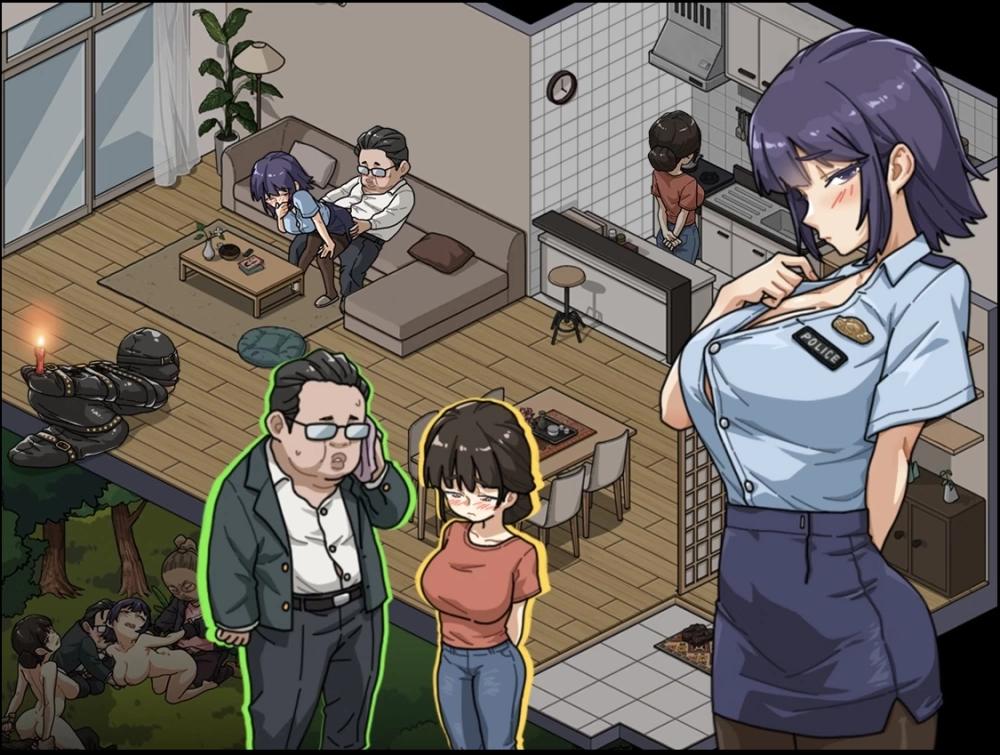 【亚洲SLG】极道无赖EX女警鮎川光1.2.7官中步兵/双端/全CG存档 [2+2.1G][多种下载方式]