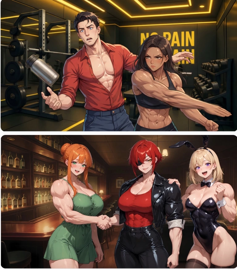 【PC+安卓日系SLG/AI汉化/女同】 强肌少女v7.0 [1+3.9G][百度盘]