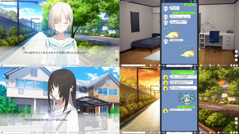 PC[ADV/NTS]白与黑 不得不照顾患有色情症的青梅竹马 v1.1 汉化 [1+1.1g][百度盘]