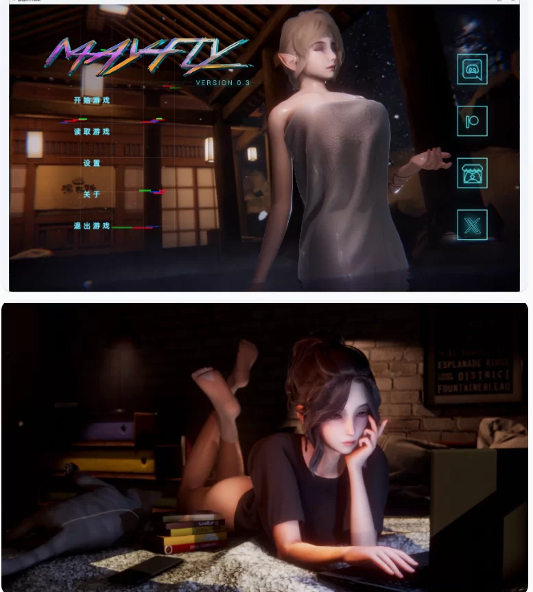 【PC+安卓欧美SLG/AI汉化/后宫】 蜉蝣v0.3 Reset [1+3.52G][百度盘]