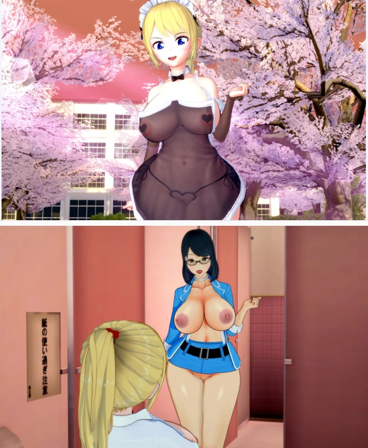 【PC+安卓日系SLG/AI汉化/沙盒】扶她性爱学院2.2 [1+2.8G][百度盘]